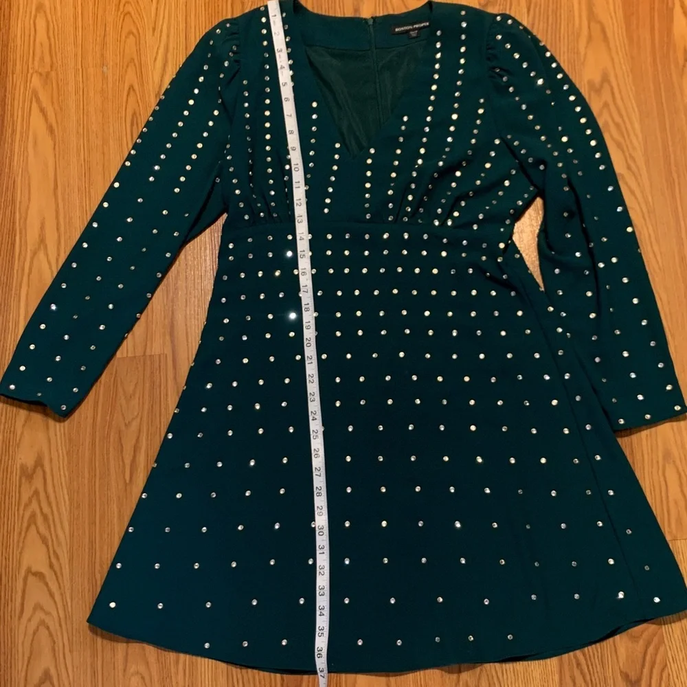 Boston Proper Rhinestone Dress - Picture 10 of 13